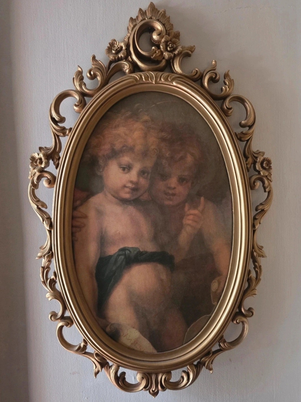 Syroco Vintage Ornate Gold Frame 25.75""×16"